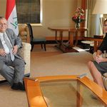 With Iraqi President Jalal Talabani